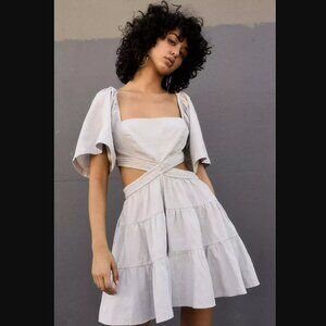 Free People Cross of Sunlight A-Line Mini Dress